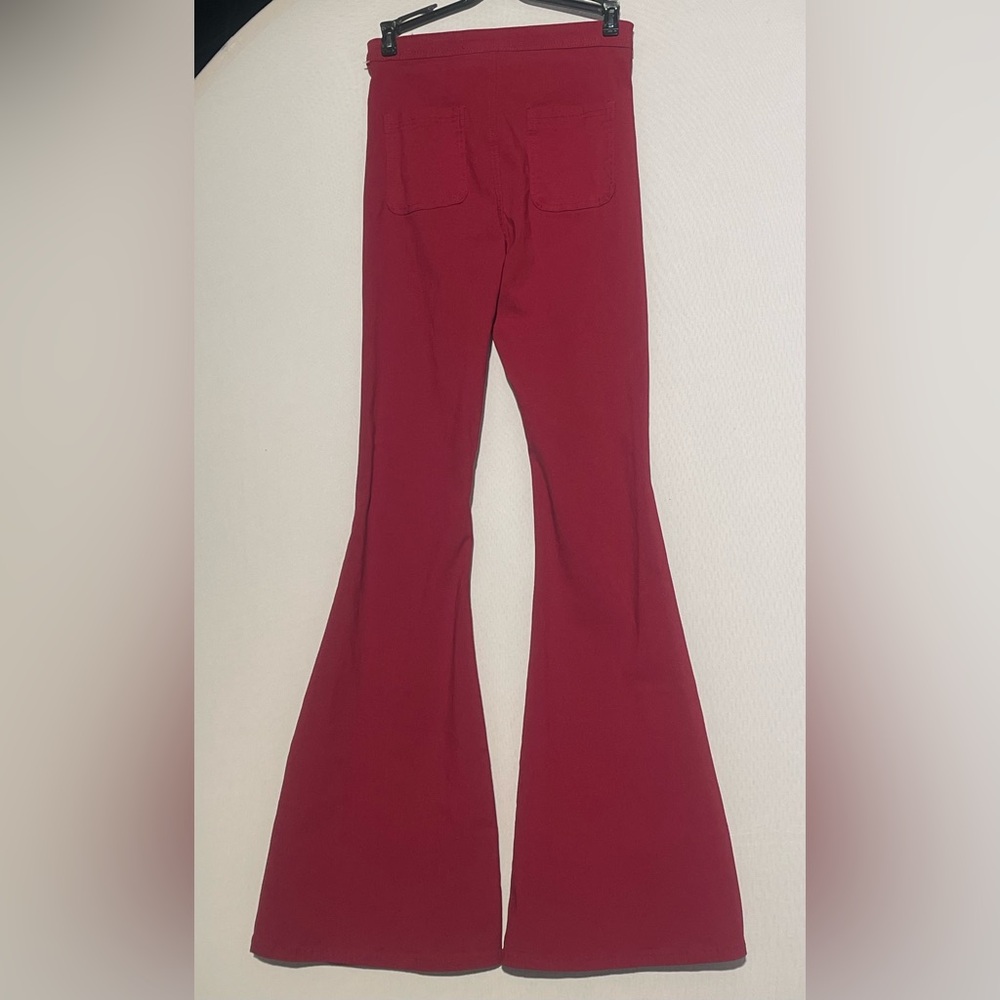 William Rast Red Flared Pants